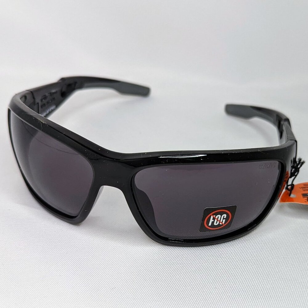 Ergodyne Skullerz SKUL Safety Glasses Black Frame Smoke Lens — NWT (Made in USA)